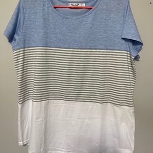 Striped Colorblock Shirt